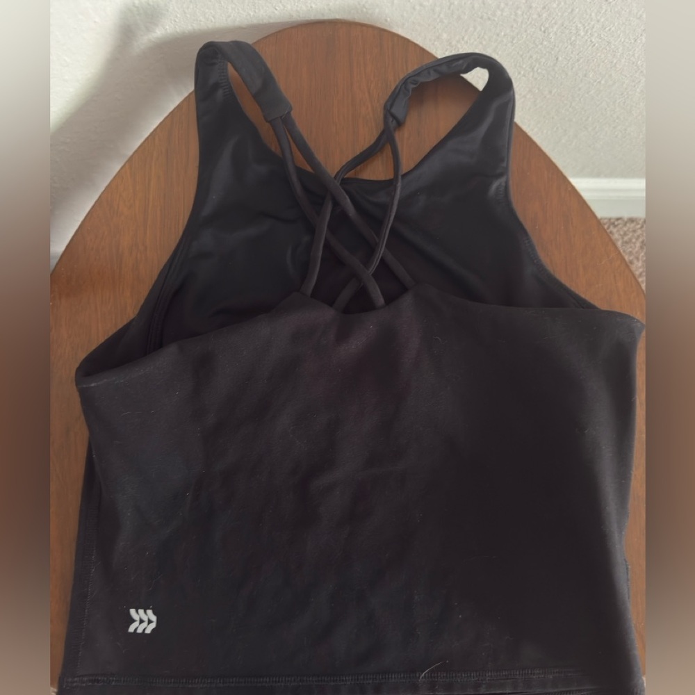 all in motion Black Racerback Tank Top - Picture 3 of 4